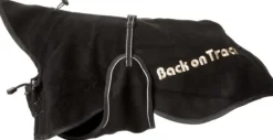 Back on Track koiran fleecetakki, musta 27-40 cm