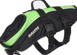 Baltic Mascot koiran pelastusliivit, M–XXL, musta/vihreä