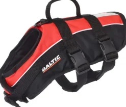 Baltic Mascot koiran pelastusliivit, M–XXL, musta/punainen