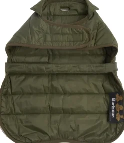 Barbour Baffle koiran tikkitakki, oliivinvihreä