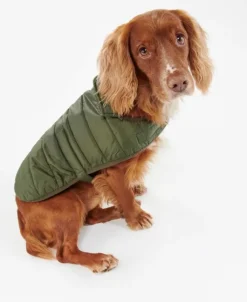 Barbour Baffle koiran tikkitakki, oliivinvihreä