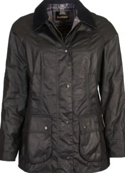 Barbour Beadnell naisten öljykangastakki, musta