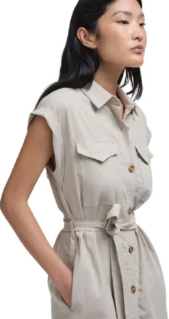 Barbour Birdie Maxi Dress mekko, Light Sand