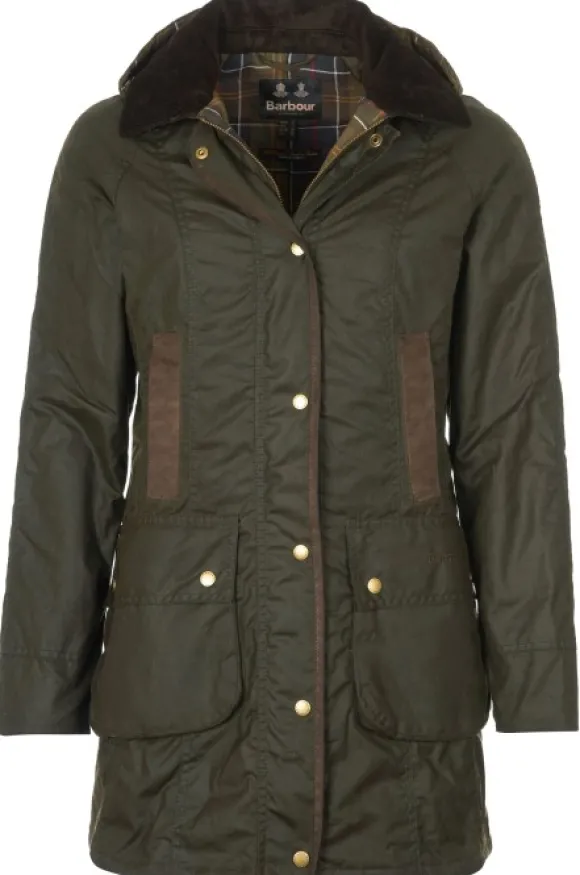 Barbour Bower Wax Jacket naisten vahatakki, oliivi