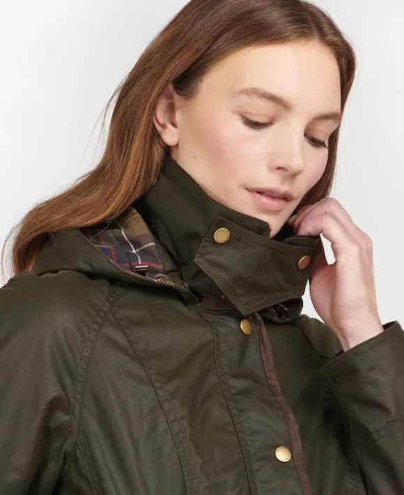 Barbour Bower Wax Jacket naisten vahatakki, oliivi