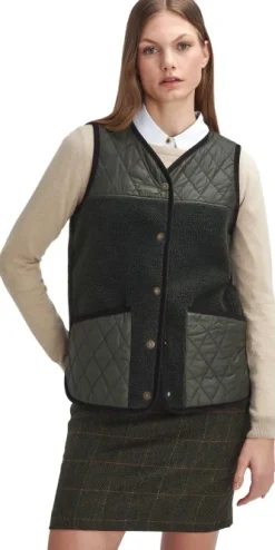 Barbour Brambles Gilet naisten liivi, Olive/Classic