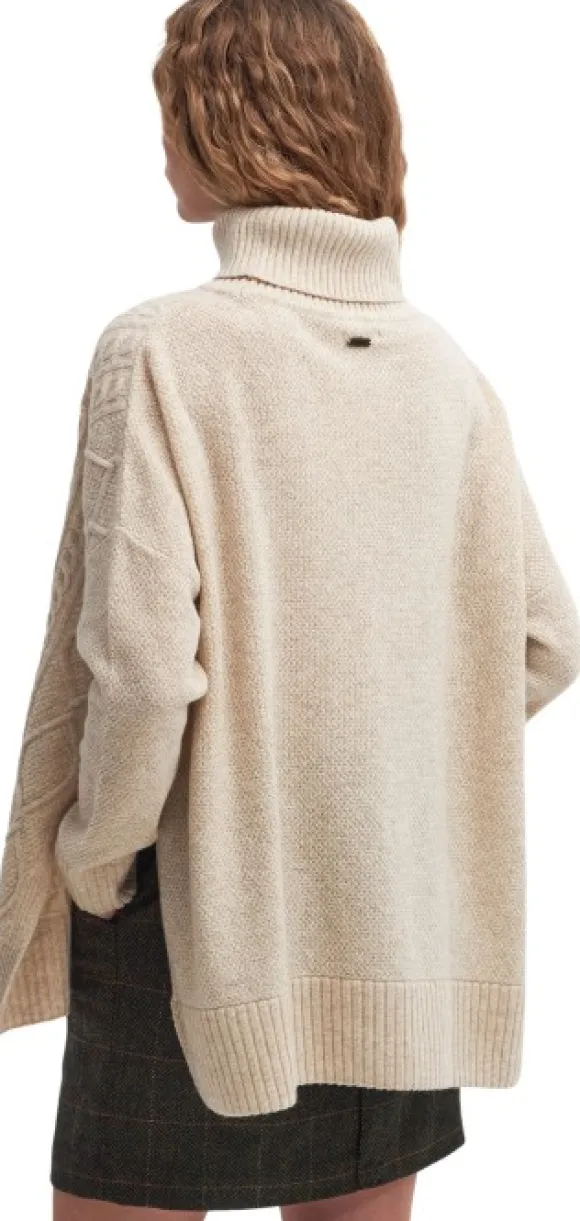 Barbour Burne Cape neulepaita, Oatmeal/Hessian Tart