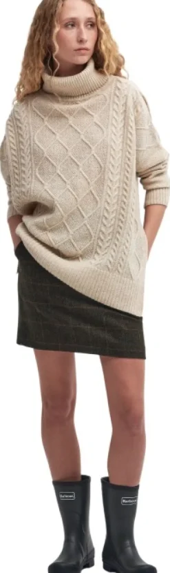 Barbour Burne Cape neulepaita, Oatmeal/Hessian Tart