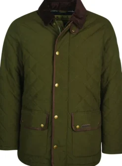 Barbour Burton Quilt ulkoilutakki, tummanvihreä