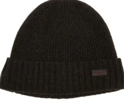 Barbour Carlton Beanie pipo, tummanvihreä