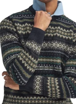 Barbour Case Fair Crew villapaita, Black