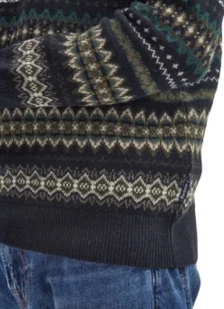 Barbour Case Fair Crew villapaita, Black