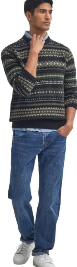 Barbour Case Fair Crew villapaita, Black