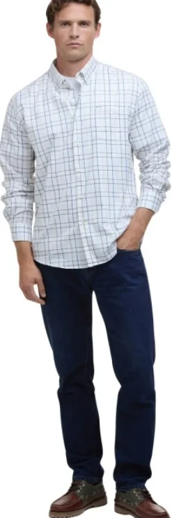 Barbour Caswell Tattersall Regular Fit Shirt paita, Pine Green