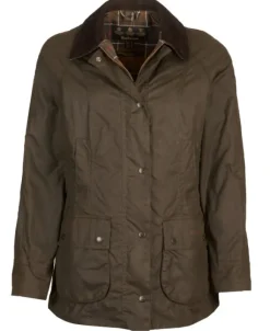 Barbour Classic Beadnell Wax naisten öljytakki, oliivi
