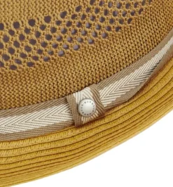 Barbour Craster Trilby Summer Hat hattu, Dark Tan