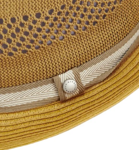 Barbour Craster Trilby Summer Hat hattu, Dark Tan