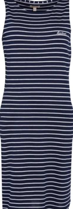 Barbour Dalmore Stripe Dress mekko, tummansininen/valkoinen