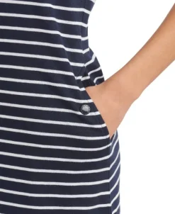Barbour Dalmore Stripe Dress mekko, tummansininen/valkoinen