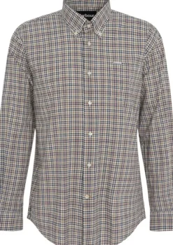Barbour Durand Relaxed Fit Shirt paita, Dark Tan
