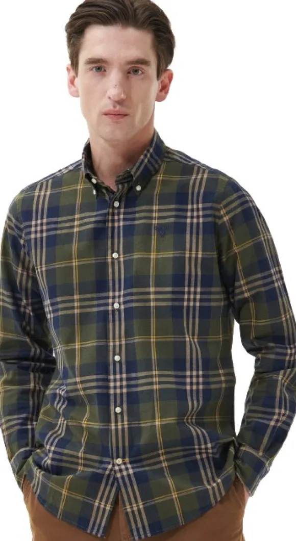 Barbour Edgar Tailored Shirt kauluspaita, Olive
