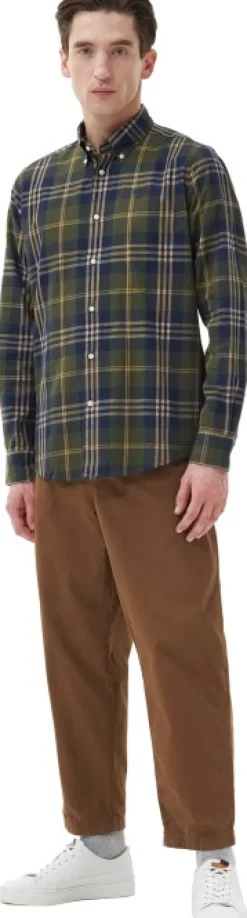 Barbour Edgar Tailored Shirt kauluspaita, Olive
