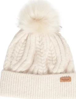 Barbour Elsdon Beanie pipo, Winter Pearl/Classic