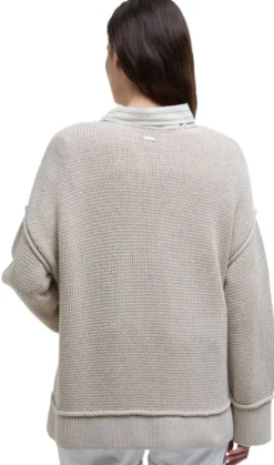 Barbour Emmie Knitted Jumper naisten paita, Light Sand