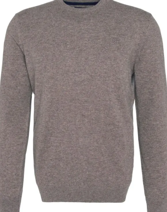 Barbour Essential Lambwool Crew villapaita, Dark Stone