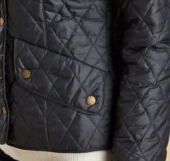 Barbour Flyweight Cavalry Quilt naisten tikkitakki, tummansininen