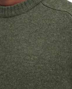 Barbour Grangetown Crew villapaita, Mid Olive