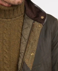 Barbour Hereford Winter -vahakangastakki, Olive