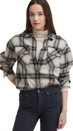 Barbour Highfield Check naisten paita, Sand