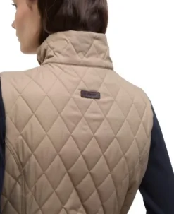Barbour Keeper Wear Quilted Gilet naisten ampumaliivi, Military Brown