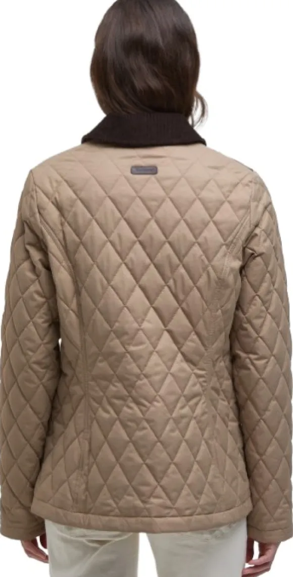 Barbour Keeper Wear Quilt naisten takki, Military Brown