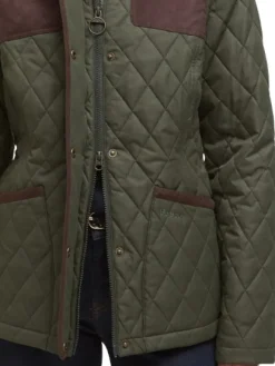 Barbour Keeper Wear Quilt naisten takki, Olive