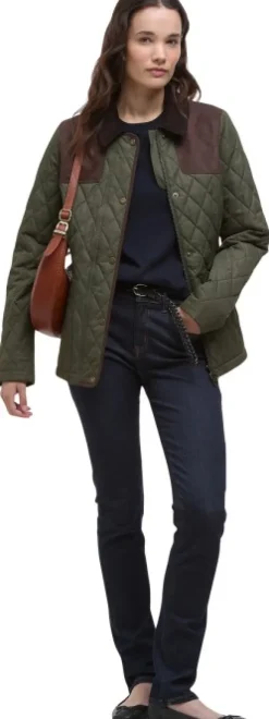 Barbour Keeper Wear Quilt naisten takki, Olive