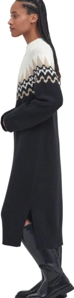 Barbour Kingsford Dress neulemekko, Black