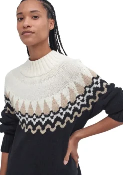 Barbour Kingsford Dress neulemekko, Black