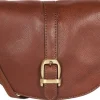 Barbour Laire Leather Saddle Bag naisten laukku, Brown