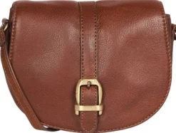 Barbour Laire Leather Saddle Bag naisten laukku, Brown