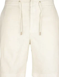 Barbour Linen Cotton Mix Short shortsit, Light Stone