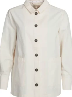 Barbour Lyndale Overshirt naisten paita, valkoinen