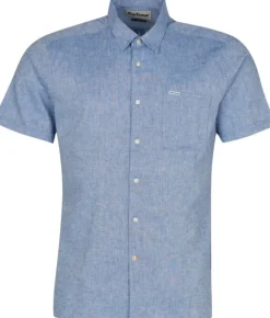 Barbour Nelson lyhythihainen kauluspaita, sininen