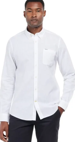 Barbour Nelson Tailored Fit Shirt paita, White