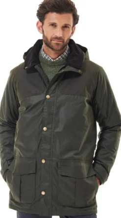 Barbour Ollerton Wax Archive vahatakki, Olive