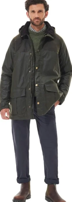 Barbour Ollerton Wax Archive vahatakki, Olive