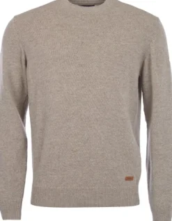 Barbour Patch Crew villapaita, vaalea beige