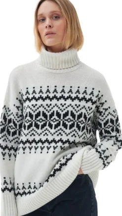 Barbour Patrisse Knit naisten neulepusero, Antique White