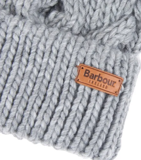 Barbour Penshaw Cable Beanie pipo, harmaa